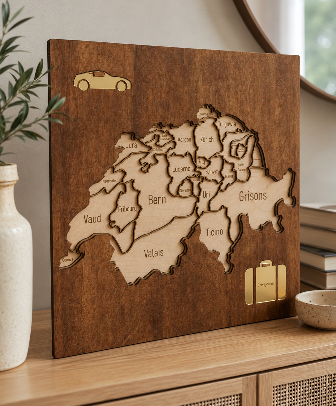 Mapa Dowolnego Państwa na własne zdjęcia