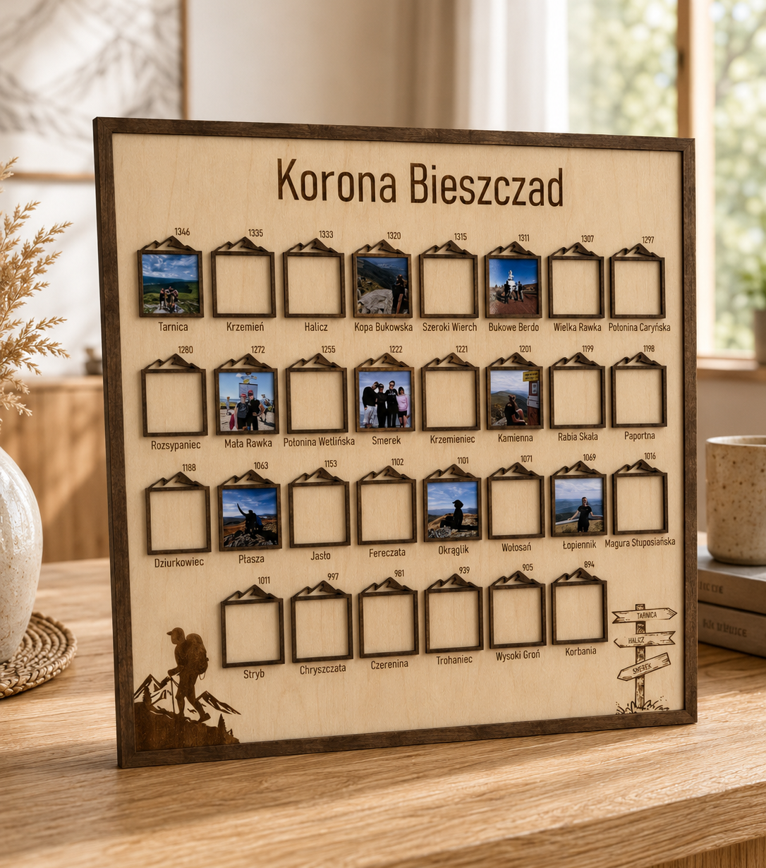 Ramka z Koroną Bieszczad